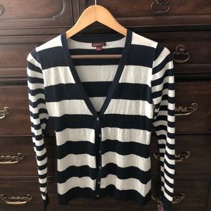Merona Cardigan Striped Sweater size XS